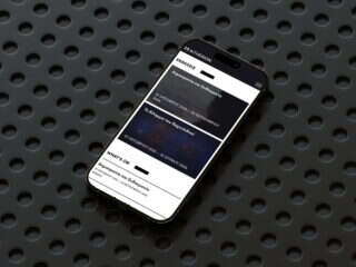 AiTHERON - Mobile mockup