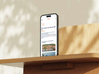 Tailored By Locals - Mobile mockup