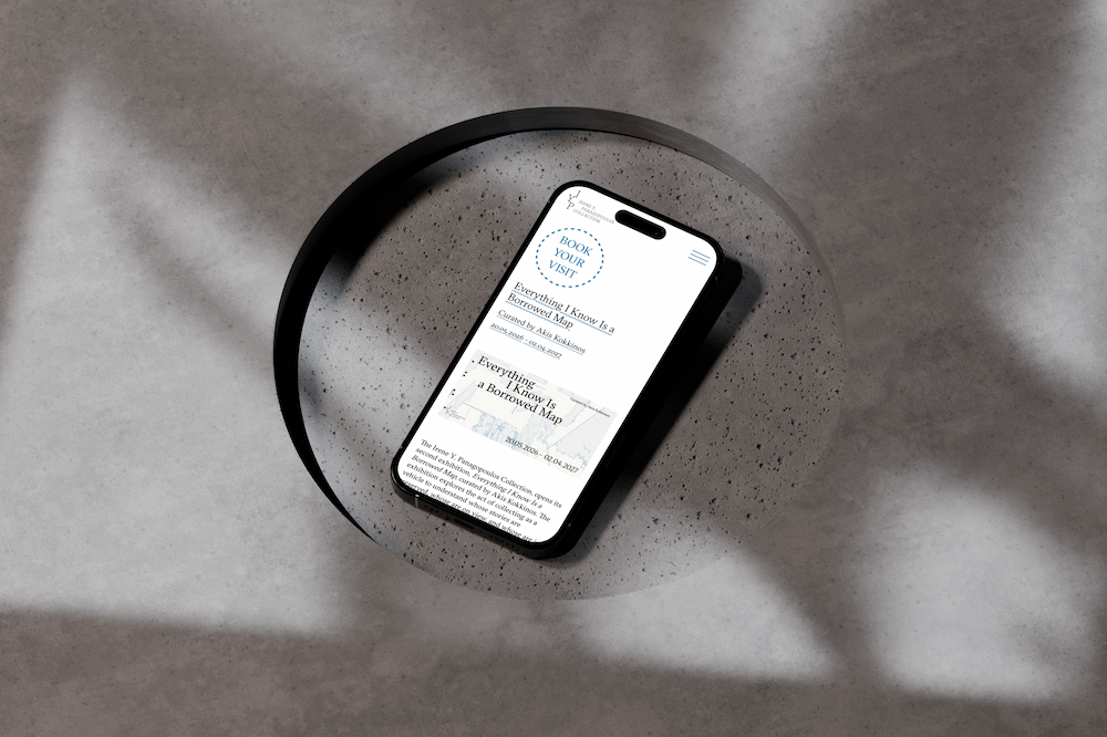 IRENE Y. PANAGOPOULOS COLLECTION - Mobile mockup